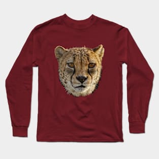 African Cheetah Wildlife Long Sleeve T-Shirt